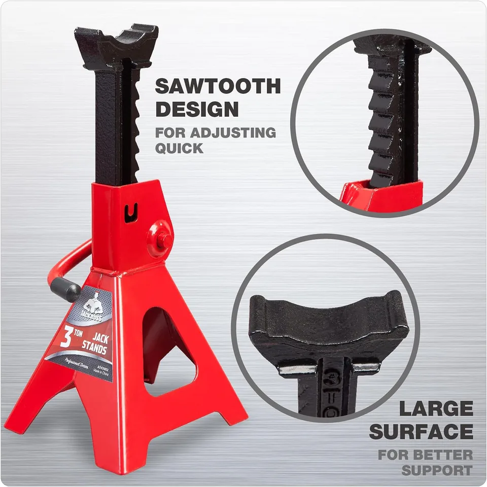 Jack Boss 3 Ton Standard Jack Stands — feature detail