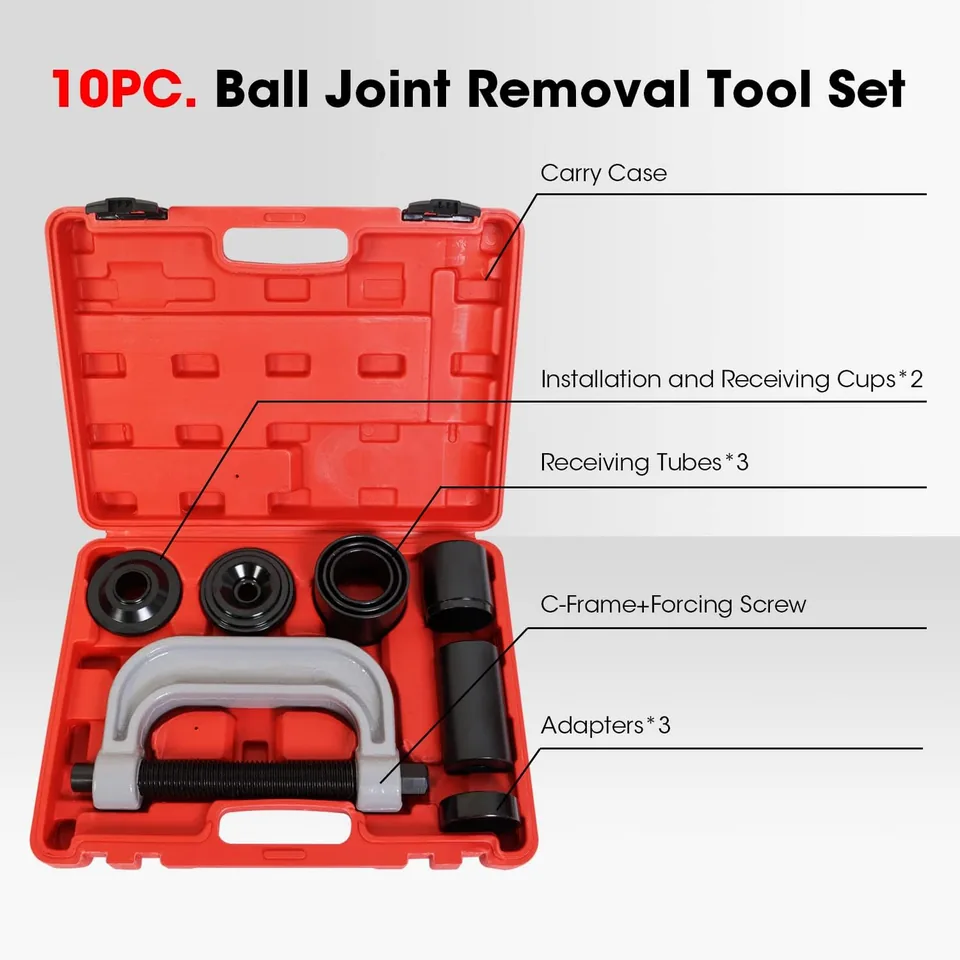 Jack Boss 10-Piece Ball Joint Press Kit — feature detail