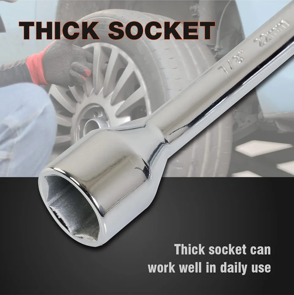 Jack Boss 14-Inch Folding Lug Wrench — feature detail